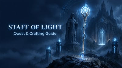 RuneScape Dragonwilds Staff of Light Quests and Crafting Guide