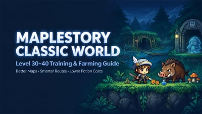 MapleStory Classic World Best Level 30–40 Training & Farming Maps
