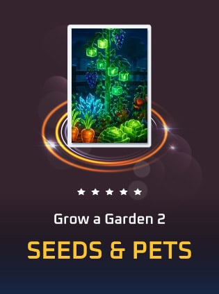 Grow a Garden 2 Items Shop - Buy Cheap Seeds, Gear, Props & Packs