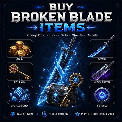 Buy Broken Blade Items - Cheap Gold, Keys, Sets, Chests & More