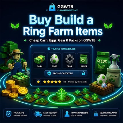 Buy Build a Ring Farm Items - Cheap Cash, Sprays, Gear and Packs