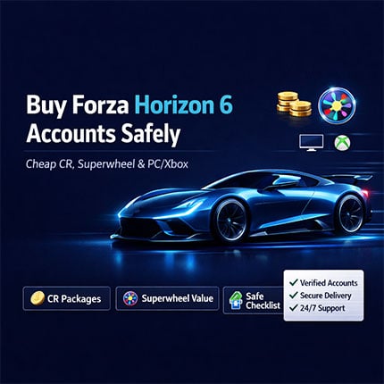Buy Forza Horizon 6 Accounts: Cheap Modded CR & Superwheel Account