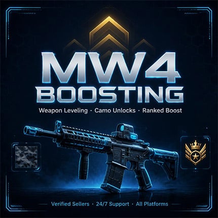 Buy Modern Warfare 4 Boosting: Weapon Level, Camo Unlock & Rank