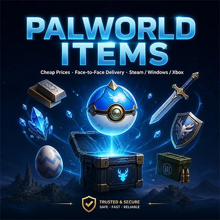 Buy Palworld Items - Cheap F2F for Spheres, Materials & Gears