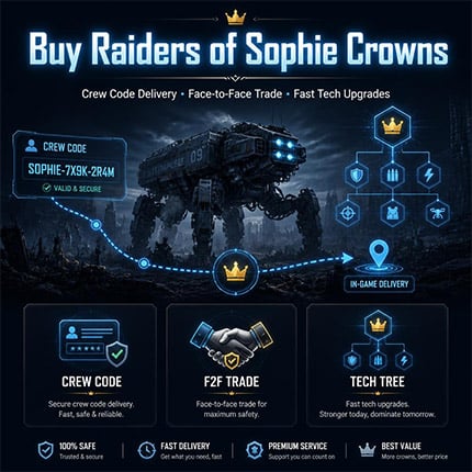 Buy Raiders of Sophie Crowns - Fast Weapons, Tech Tree Upgrades
