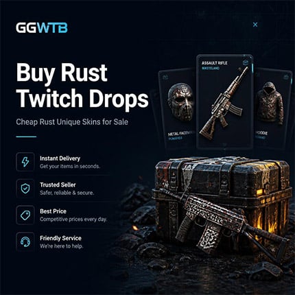 Buy Rust Twitch Drops, Get Rust Items & Skins Instant