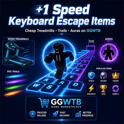 Speed Keyboard Escape Items: Buy Treadmills, Trails & Auras for Wins
