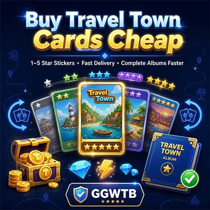 Buy Travel Town Cards Cheap: 1–5 Star Stickers, Fast Delivery