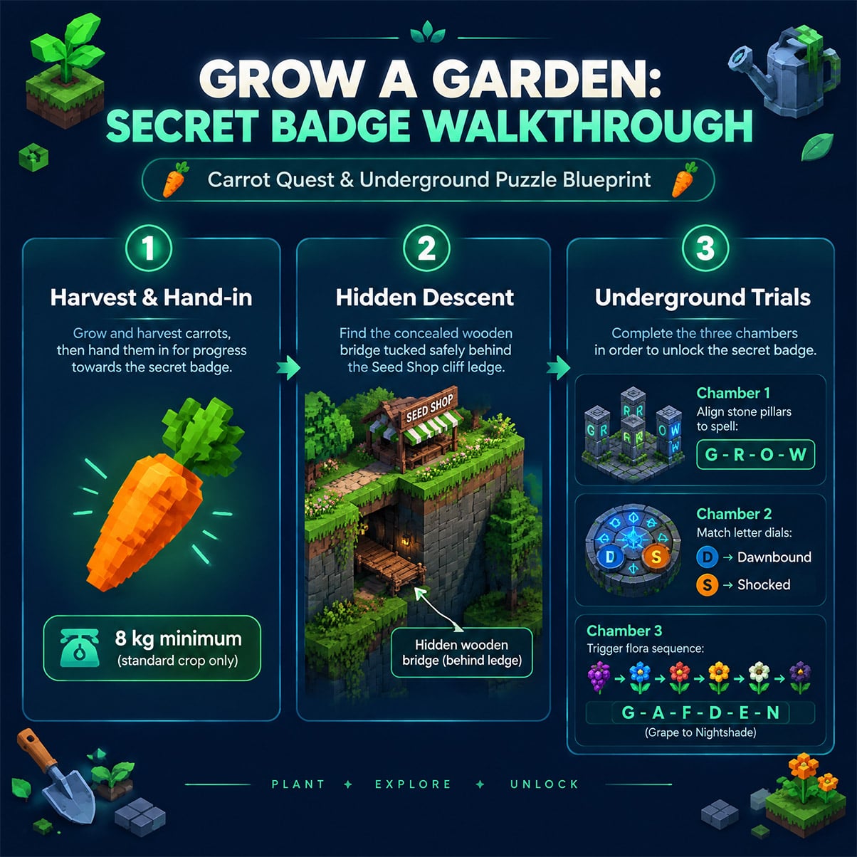 Player submitting 8 kg of harvested carrots to the Green Bean NPC in Grow a Garden