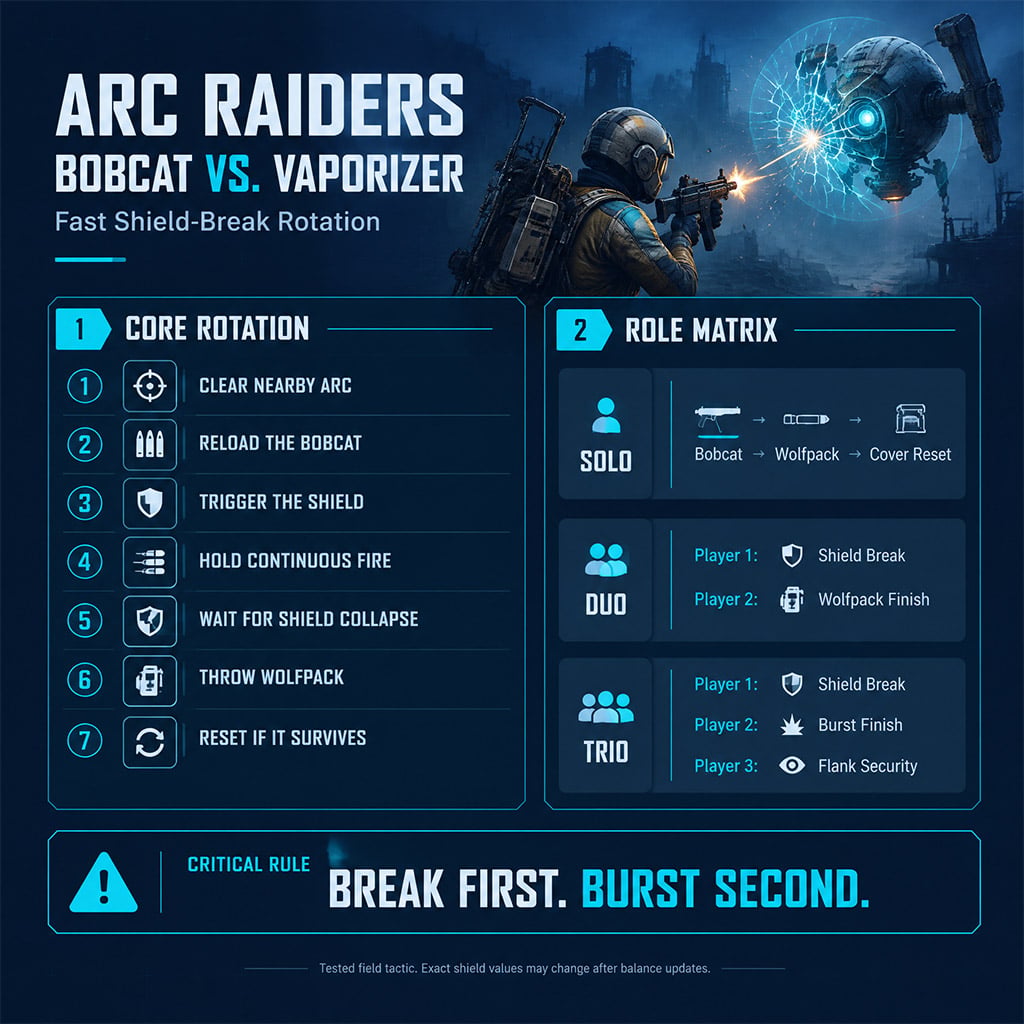 Fast Shield Break Rotation