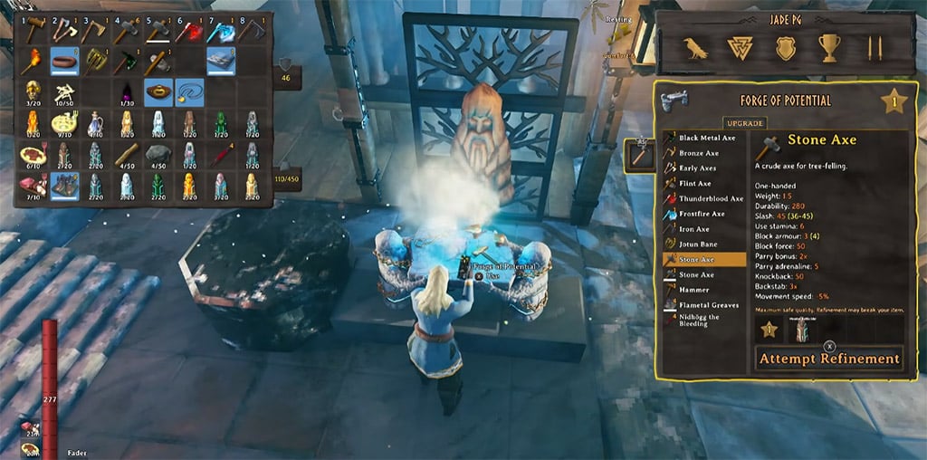 valheim forge of potential landmark