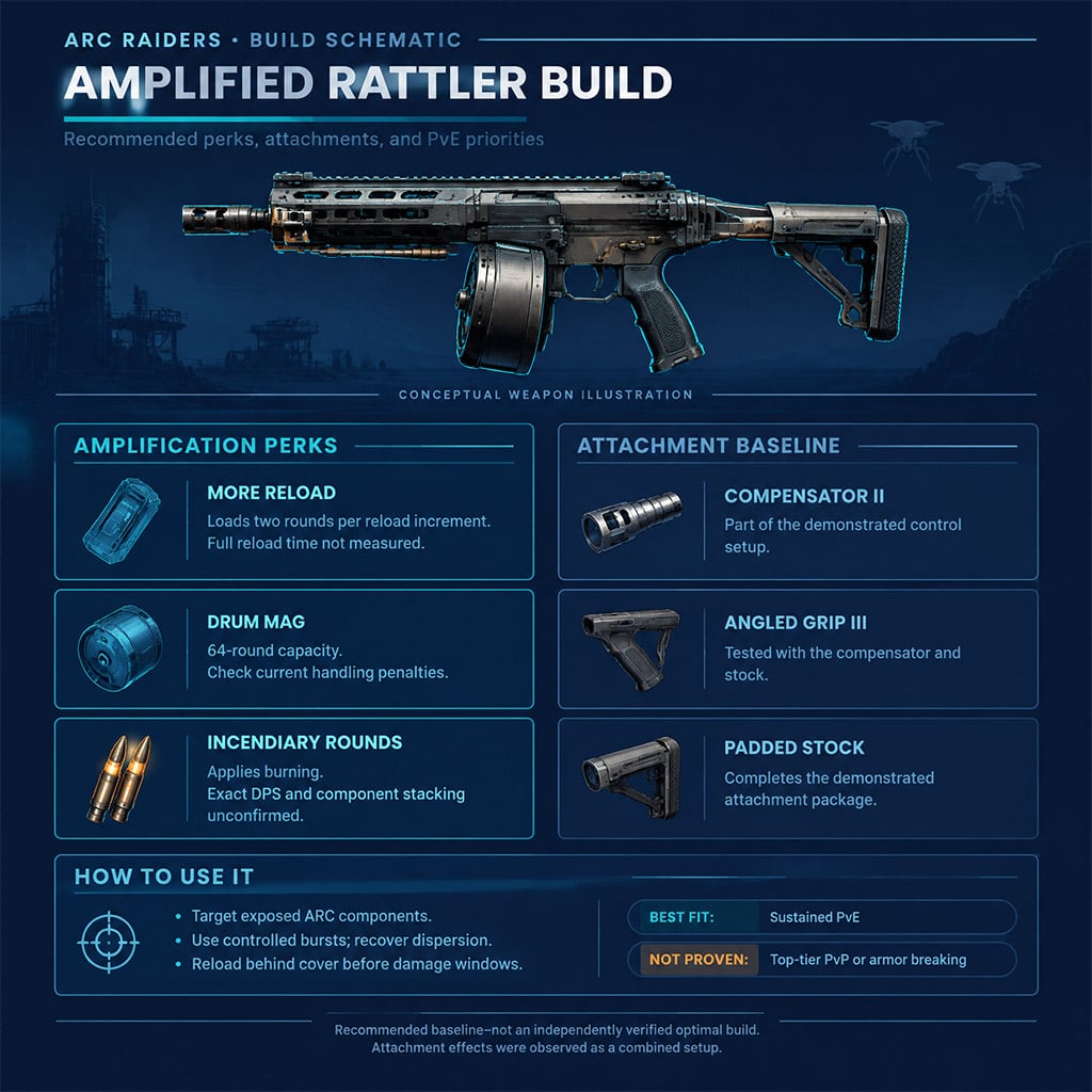 Recommended Rattler perks and attachment slots Recommended Rattler perks and attachment slots