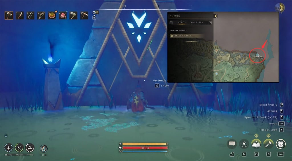 Dragonwilds Anti-Dragon Shield recipe location