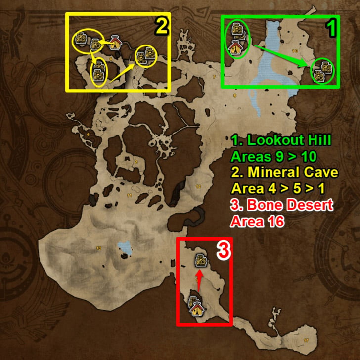 Extinction Forbidden Zone bone farming location