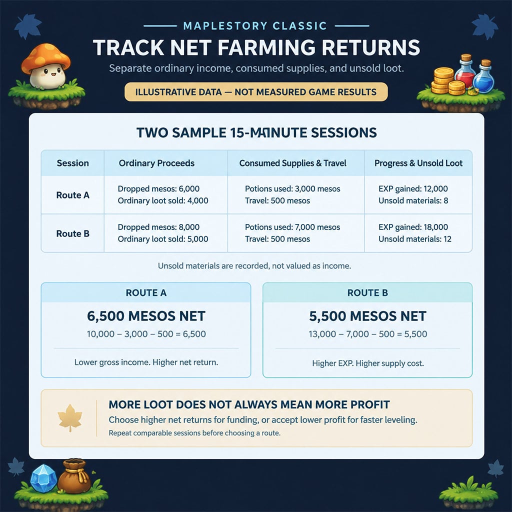 MapleStory Classic farming returns