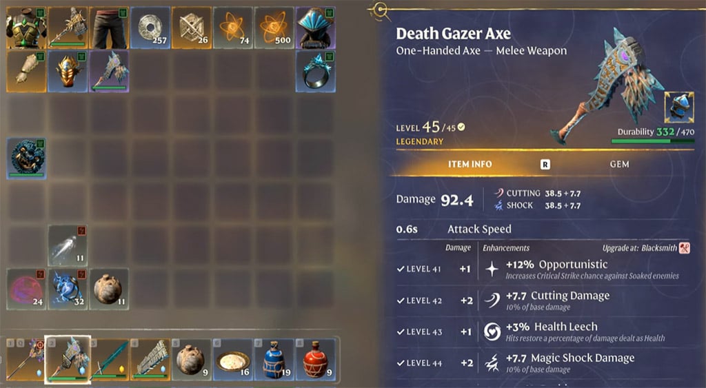 Shock Paladin Gears