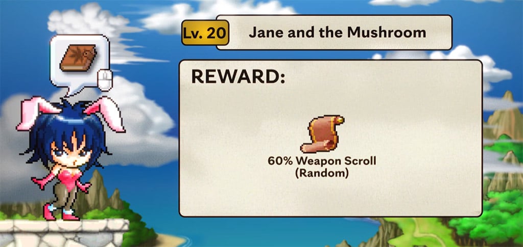 Maplestory Classic World Bonus Quest LV20