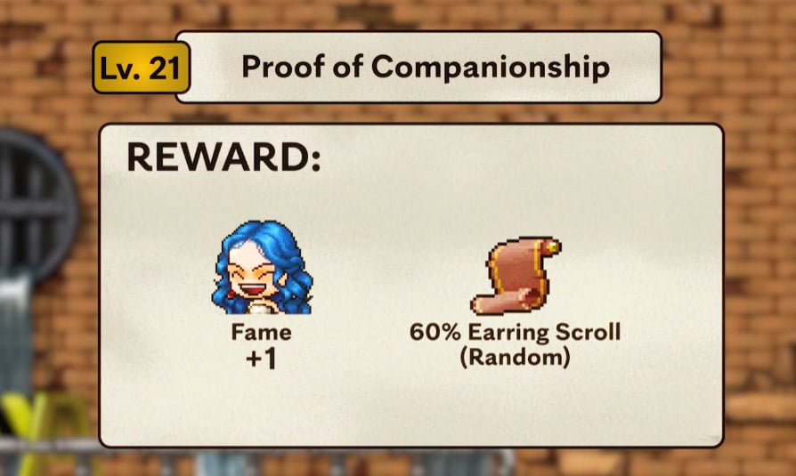 Maplestory Classic World Bonus Quest LV21