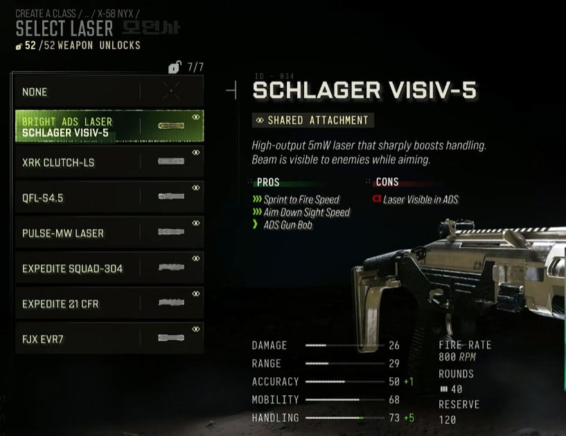 MW4 Loadout X 58 NYX