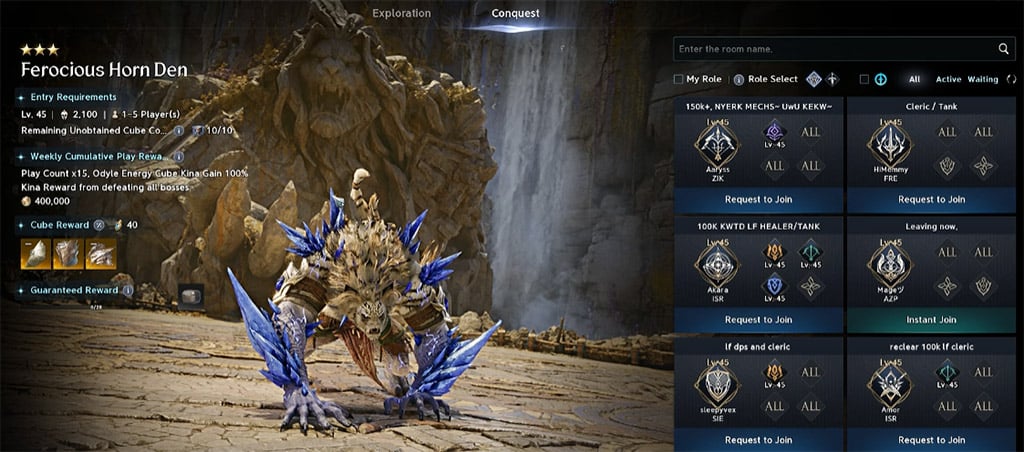 Aion 2 Ferocious Horn Den