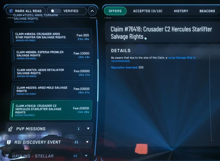 Star Citizen Claim 76418