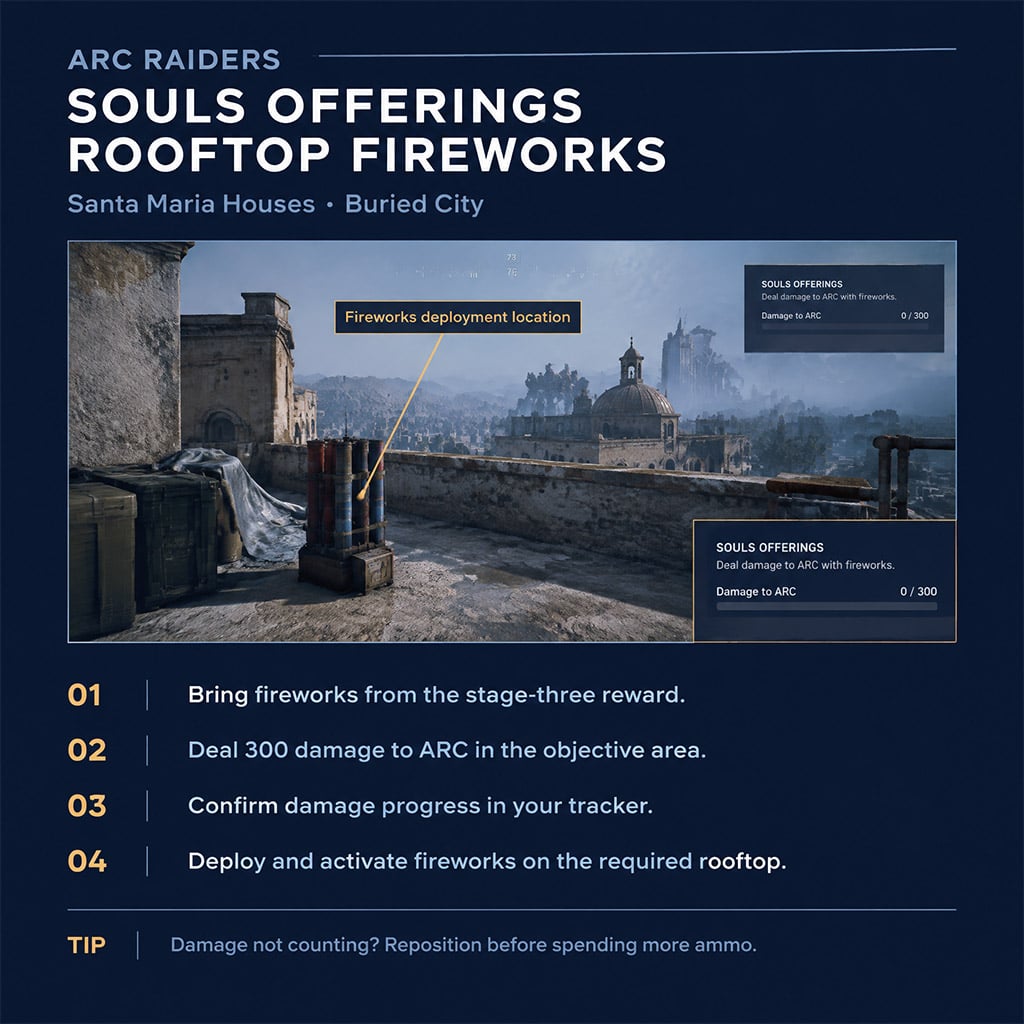 santa maria houses fireworks objective