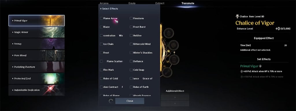 Aion 2 Transmute Effects Aion 2 Transmute Effects