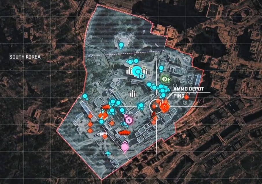 MW 4 South Korea Map MW 4 South Korea Map