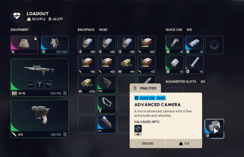 ARC Raiders Advanced camera