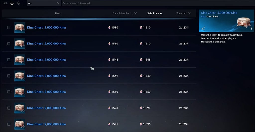 Aion 2 kina chest