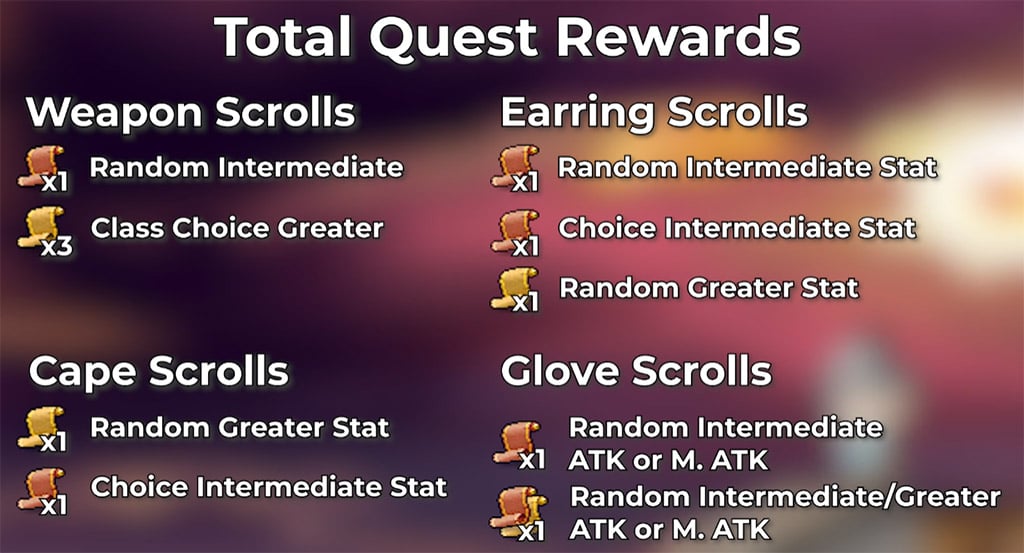 MS Classic Eilinia Quests Rewards MS Classic Eilinia Quests Rewards