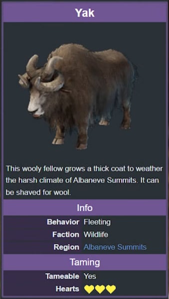 Enshrouded Yak