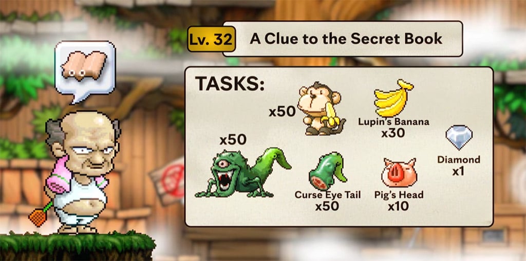 Maplestory Classic World Bonus Quest LV32