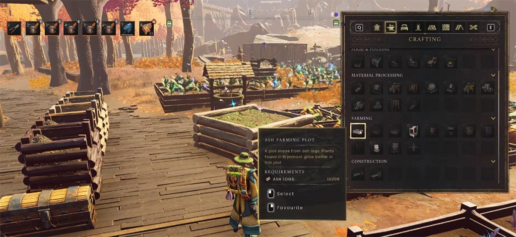 Runescape Dragonwilds Ash Farming Plot