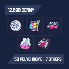 12,000 Denny + 50 Polychrome + 7 Others