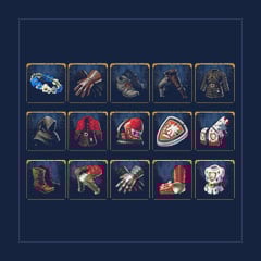 15 Items - Warhorse Armour + Cutpurse Amour Set
