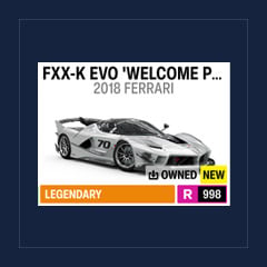2018 Ferrari FXX-K Evo Welcome Pack