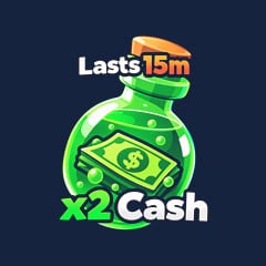 ×2 Cash Potions [Lasts 15M]