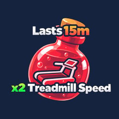 ×2 Treadmill Speed Potions [Lasts 15M]
