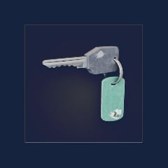Black Market Weapons Locker Key