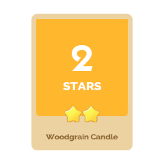 Woodgrain Candle