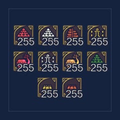 Healing-Support & Barrel & Drink Material Items Bundle