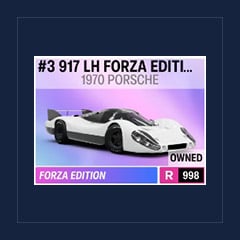 1970 Porsche #3 917 LH Forza Edition