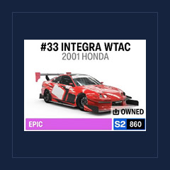 2001 Honda #33 Integra WTAC