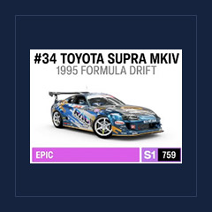 1995 Formula Drift #34 Toyota Supra MkIV