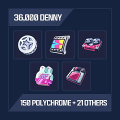 36,000 Denny + 150 Polychrome + 21 Others