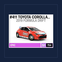 2019 Formula Drift #411 Toyota Corolla Hatchback