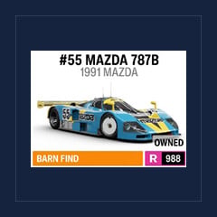 1991 Mazda #55 Mazda 787B