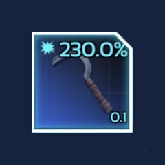 BP - Apprentice Metal Sickle | DMG-230.0%, DUR-126