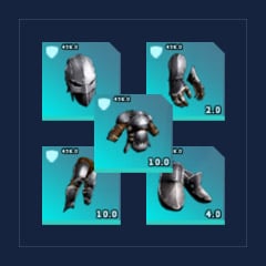 Flak Armor Set | Full Max, Durability (1000-2000)